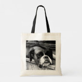 Boxer Dog op Windows-knop Tote Bag (Achterkant)