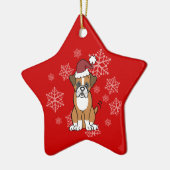 Boxer Dog Ornament (Links)