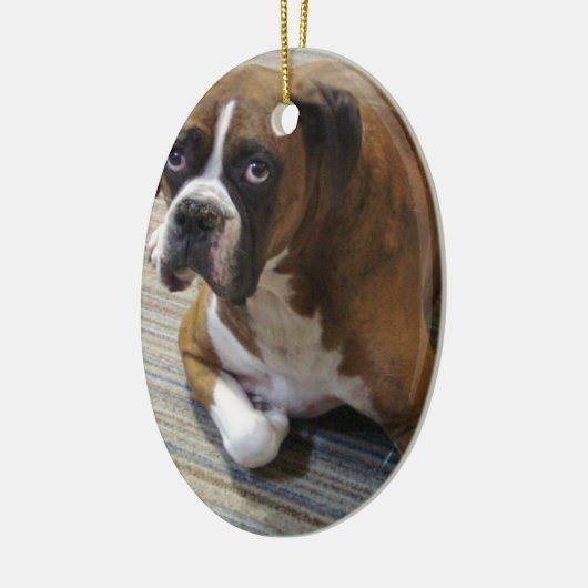 Boxer Dog Ornament (Links)