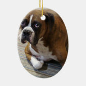 Boxer Dog Ornament (Achterkant)