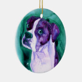 Boxer Dog Ornament - "Not Me" (Rechts)