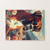  Boxer Dog Painting Legpuzzel (Horizontaal)
