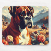 Boxer Dog Painting Muismat (Voorkant)