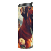  Boxer Dog Painting Thermosbeker (Gedraaid links)