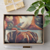 Boxer Dog Painting Tissuepapier (Geschenk)