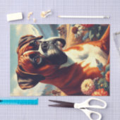 Boxer Dog Painting Tissuepapier (Craft)