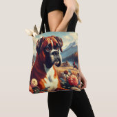  Boxer Dog Painting Tote Bag (Dichtbij)
