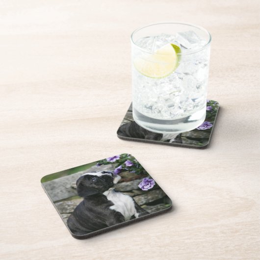 Boxer Dog Panting Drankjes Onderzetter (Rechterzijde)