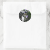 Boxer Dog Panting Ronde Sticker (Tas)
