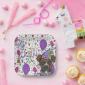 Boxer Dog Papieren Bordje (Feest)