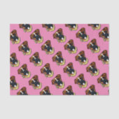 Boxer Dog Pasen Tissuepapier (Voorkant)