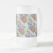 boxer dog pattern mug matglas bierpul (Voorkant rechts)