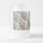 boxer dog pattern mug matglas bierpul (Voorkant links)