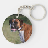 Boxer Dog Permanent Sleutelhanger (Achterkant)