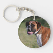 Boxer Dog Permanent Sleutelhanger (Voorkant)