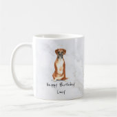 Boxer Dog Persoonlijke bug Koffiemok (Links)
