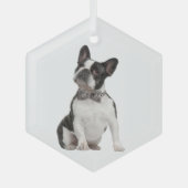 Boxer Dog Pet Animal Glass Ornament (Voorkant)