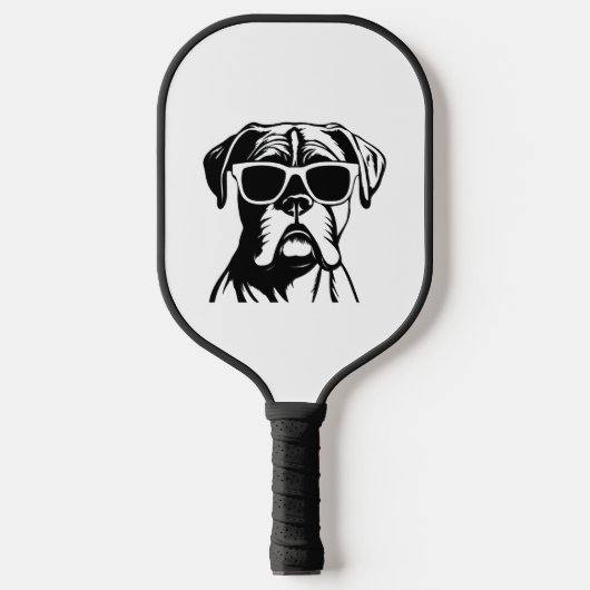 Boxer Dog Pickleball Paddle (Voorkant)