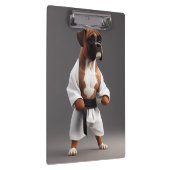 Boxer Dog Play Karate, Boxer Dog Karate Player Klembord (Rechts)