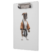 Boxer Dog Play Karate, Karate Champion Boxer Dog Klembord (Links)
