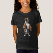 Boxer Dog Play Karate, Karate Champion Boxer Dog T-shirt (Voorkant)