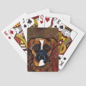 Boxer Dog Pokerkaarten (Achterkant)
