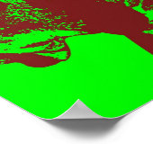 Boxer Dog Pop Art Style Poster (Hoek)