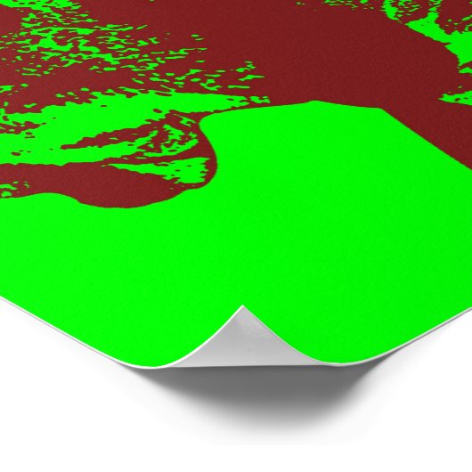 Boxer Dog Pop Art Style Poster (Hoek)