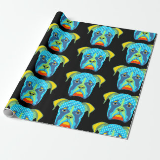 Boxer Dog Pop Art Wrapping Paper Cadeaupapier