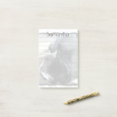 Boxer Dog post het biljet Post-it® Notes (Op bureau)