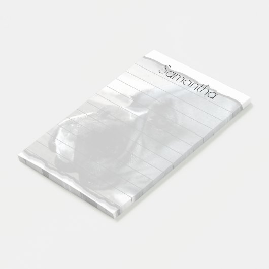 Boxer Dog post het biljet Post-it® Notes (Schuin)