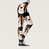 BOXER DOG PRINT YOGA PANTS LEGGINGS (Rechts)
