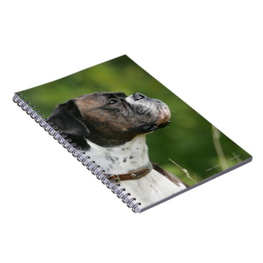 Boxer Dog-profiel Notitieboek (Rechterzijde)