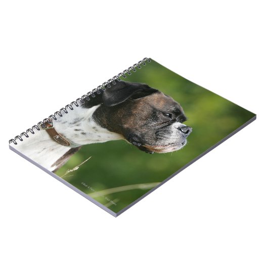 Boxer Dog-profiel Notitieboek (Linkerzijde)