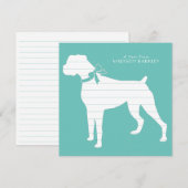 Boxer Dog Puppy Bedankkaart (Voorkant / Achterkant)