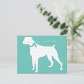 Boxer Dog Puppy Bedankkaart (Staand voorkant)