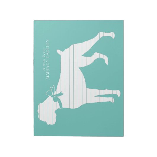 Boxer Dog Puppy Notitieblok (Linkerzijde)