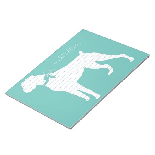 Boxer Dog Puppy Notitieblok (Schuin)