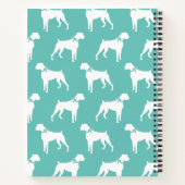 Boxer Dog Puppy Notitieboek (Achterkant)