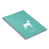 Boxer Dog Puppy Notitieboek (Rechterzijde)