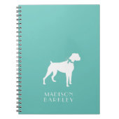 Boxer Dog Puppy Notitieboek (Voorkant)