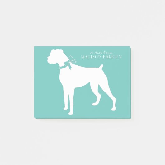 Boxer Dog Puppy Post-it® Notes (Voorkant)