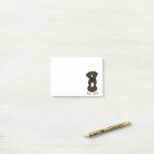 Boxer Dog Puppy Post-it® Notes (Op bureau)