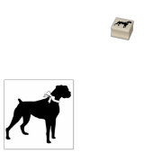 Boxer Dog Puppy Rubberstempel (Gestempeld)