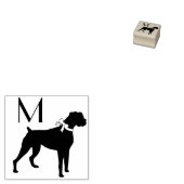 Boxer Dog Puppy Rubberstempel (Gestempeld)