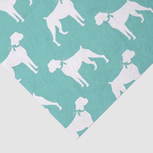 Boxer Dog Puppy Tissuepapier (Detail)