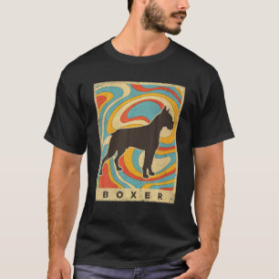 Boxer Dog Retro T-shirt