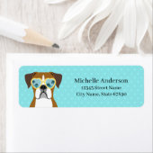 Boxer Dog Return Address Labels (Insitu)