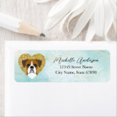 Boxer Dog Return Address Labels (Insitu)