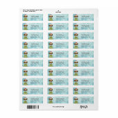 Boxer Dog Return Address Labels (Full Sheet)